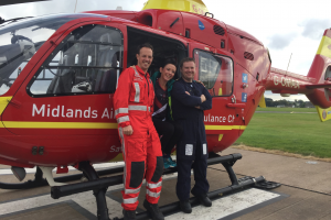 Midlands Air Ambulance Charity Reveals Its Number One JustGiving Fundraiser