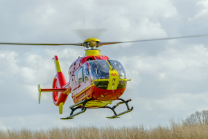 Four whirling blades