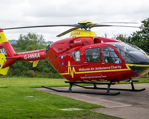 Man airlifted to hospital after a serious RTC
