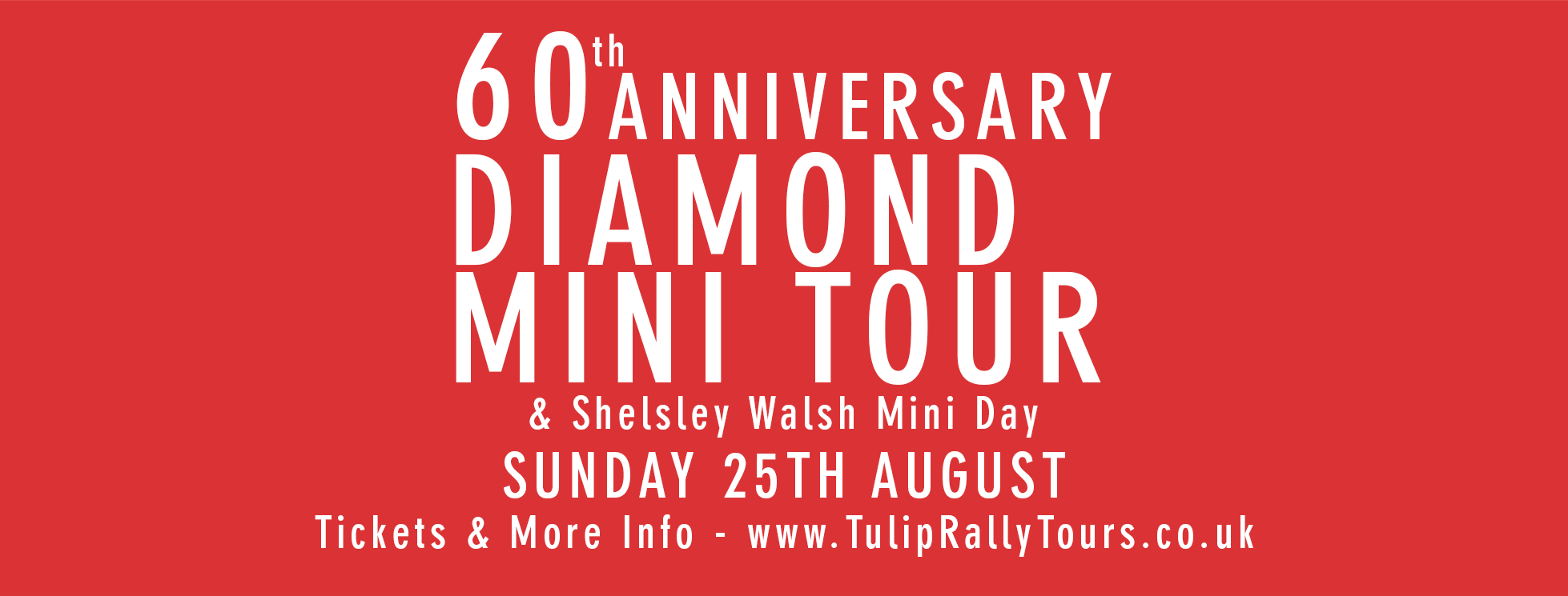 Tulip Rally Tours 60th Anniversary Diamond Mini Tour & Shesley Walsh Mini Day