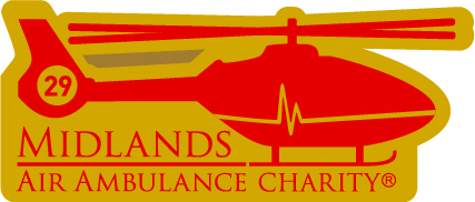 29th Anniversary Badge Midlands Air Ambulance Charity