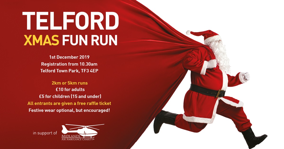 Calling All Santas For Telford Fun Run