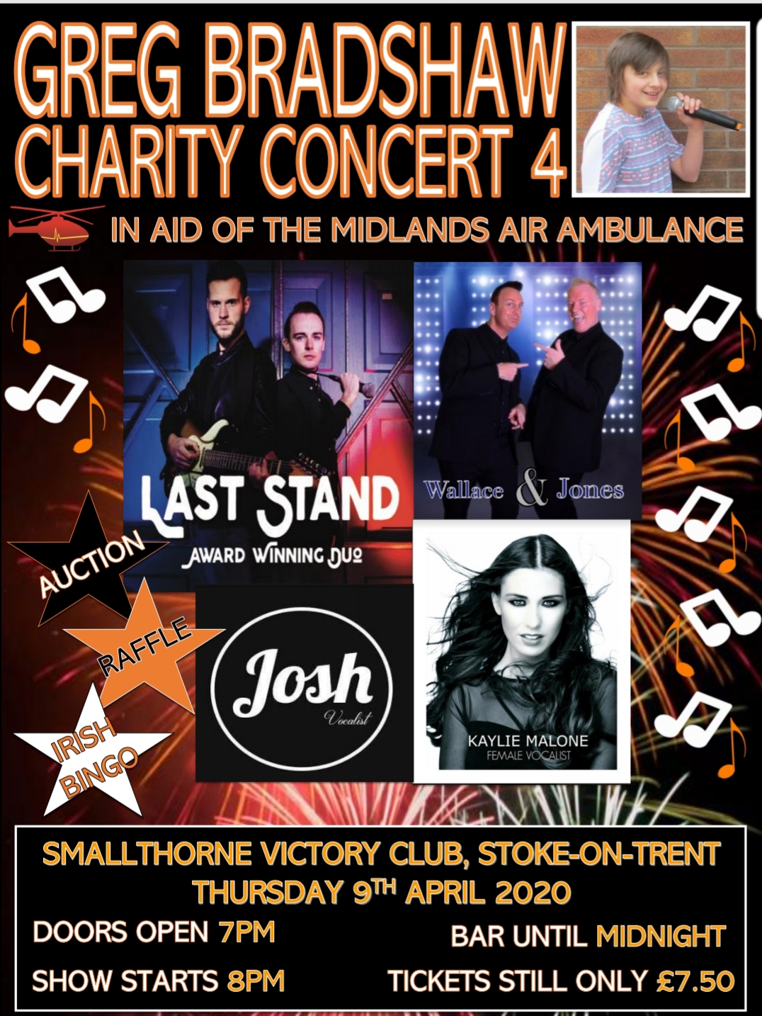 Greg Bradshaw Charity Concert 