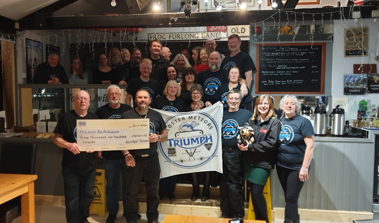 Gloster Meteors Donate Big For Local Charity