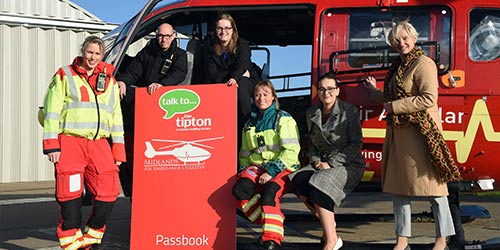 The Tipton Records 250 New Savings Accounts Opened To Support Midlands Air Ambulance Charity