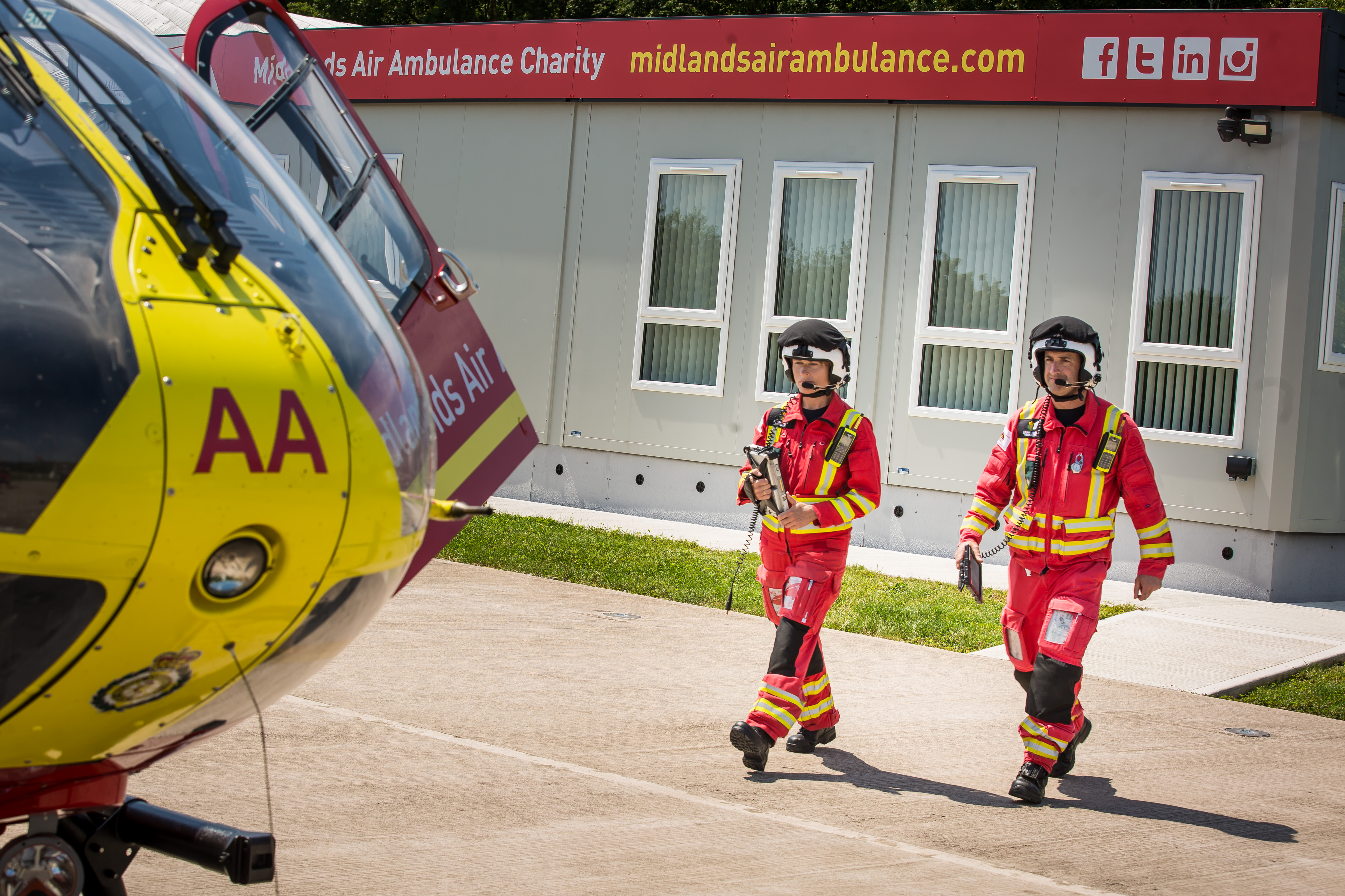 Light Up Red and Save Lives in the Midlands on Emergency Services Day