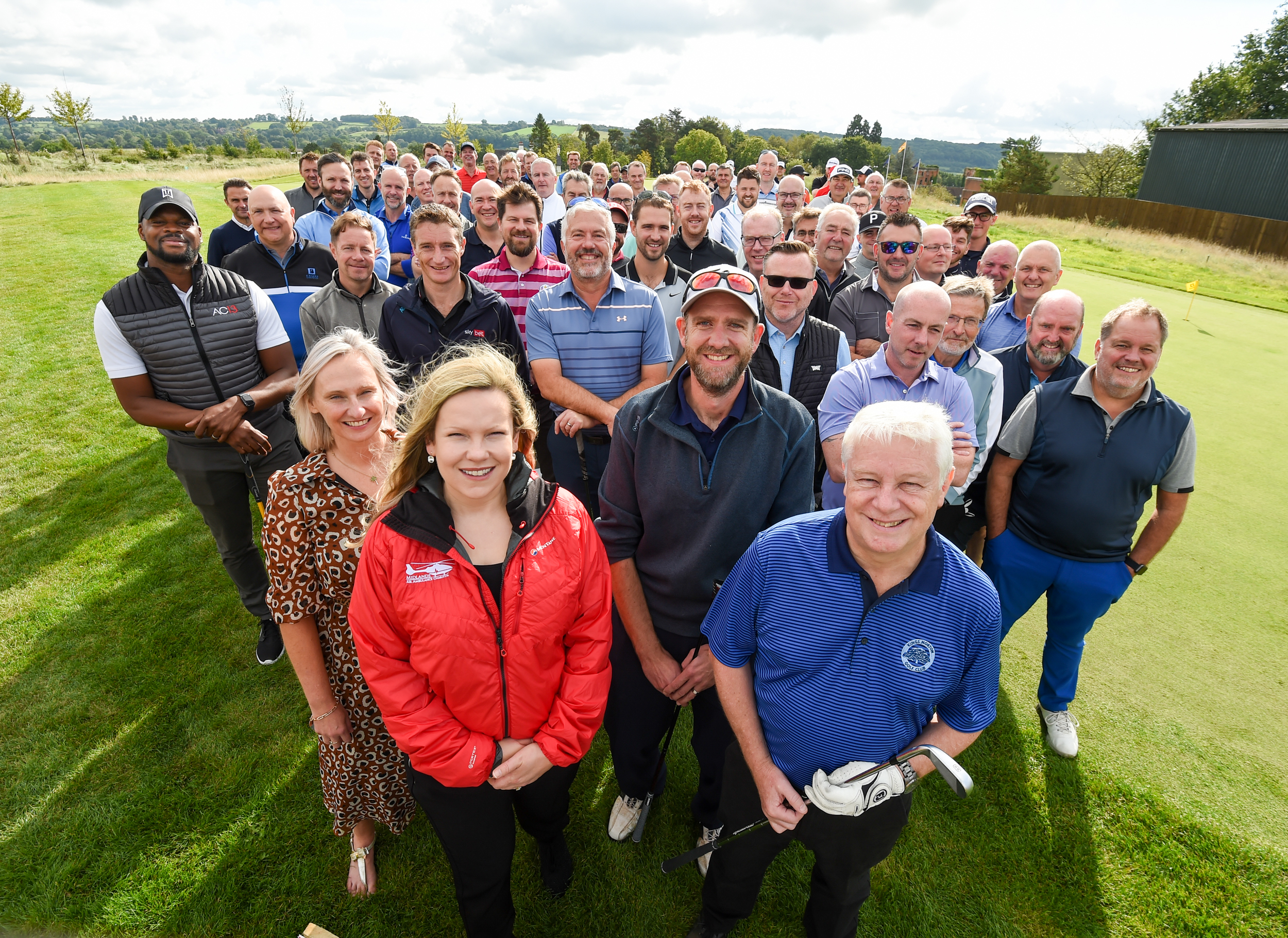 Corporate Supporters Swing Into Action For Midlands Air Ambulance Charity