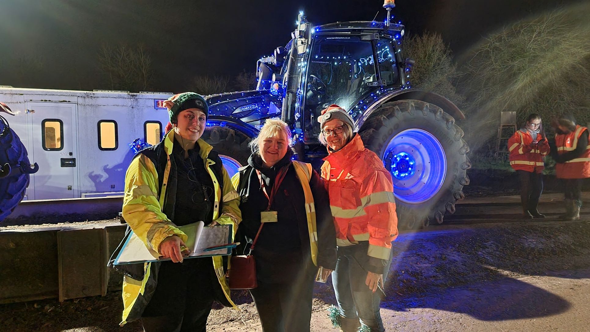 Festive Tractors Take to the Road in Second Charity Event