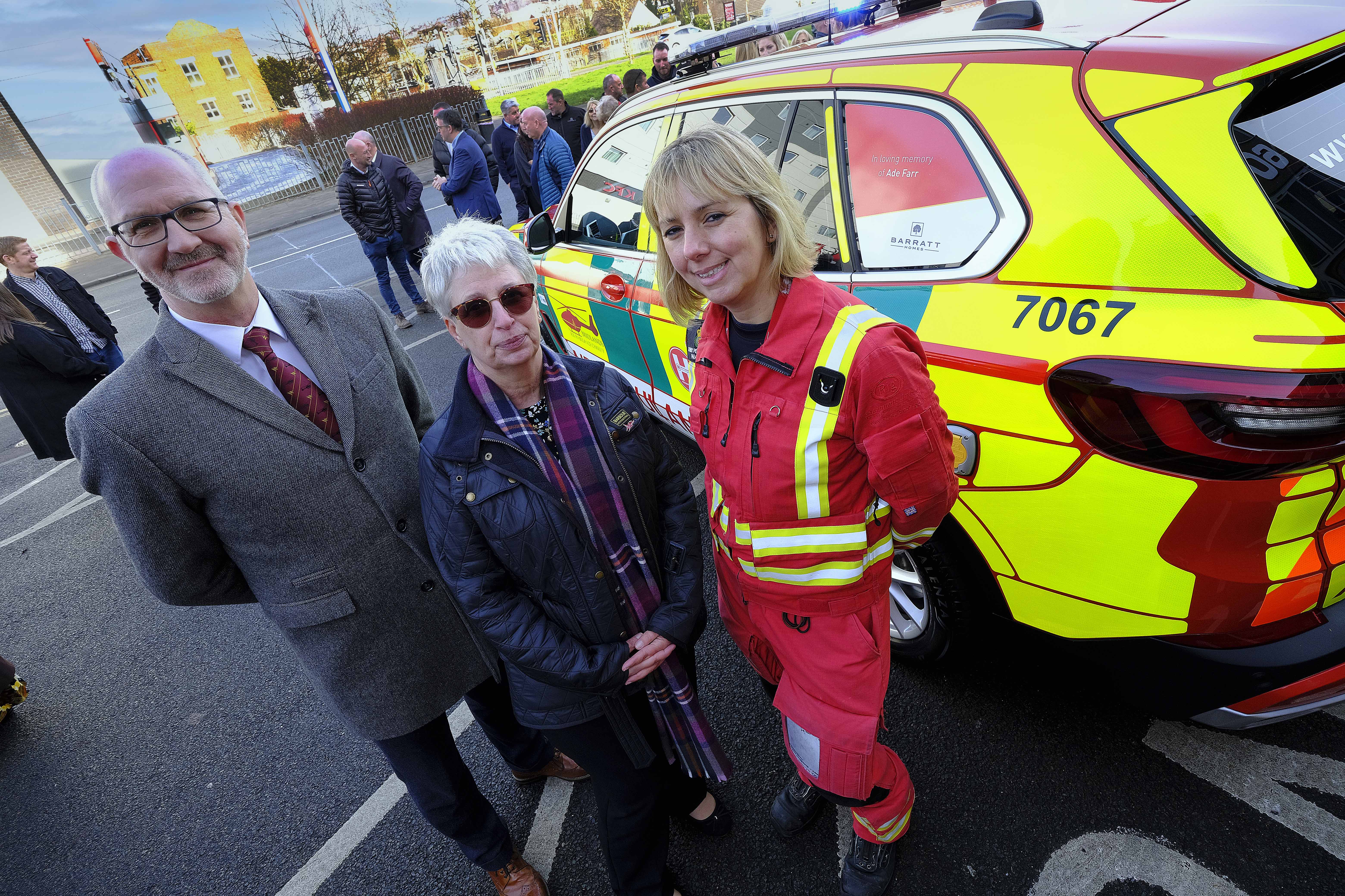 Tribute Made by Barratt Homes and Midlands Air Ambulance Charity for Beloved Colleague