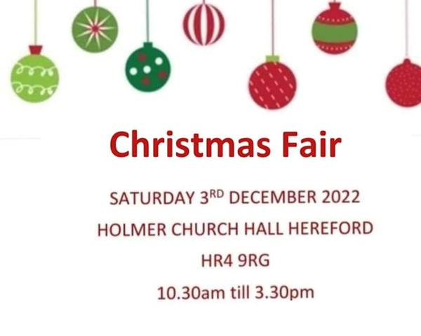Holmer Church Hall, Hereford Christmas Fair