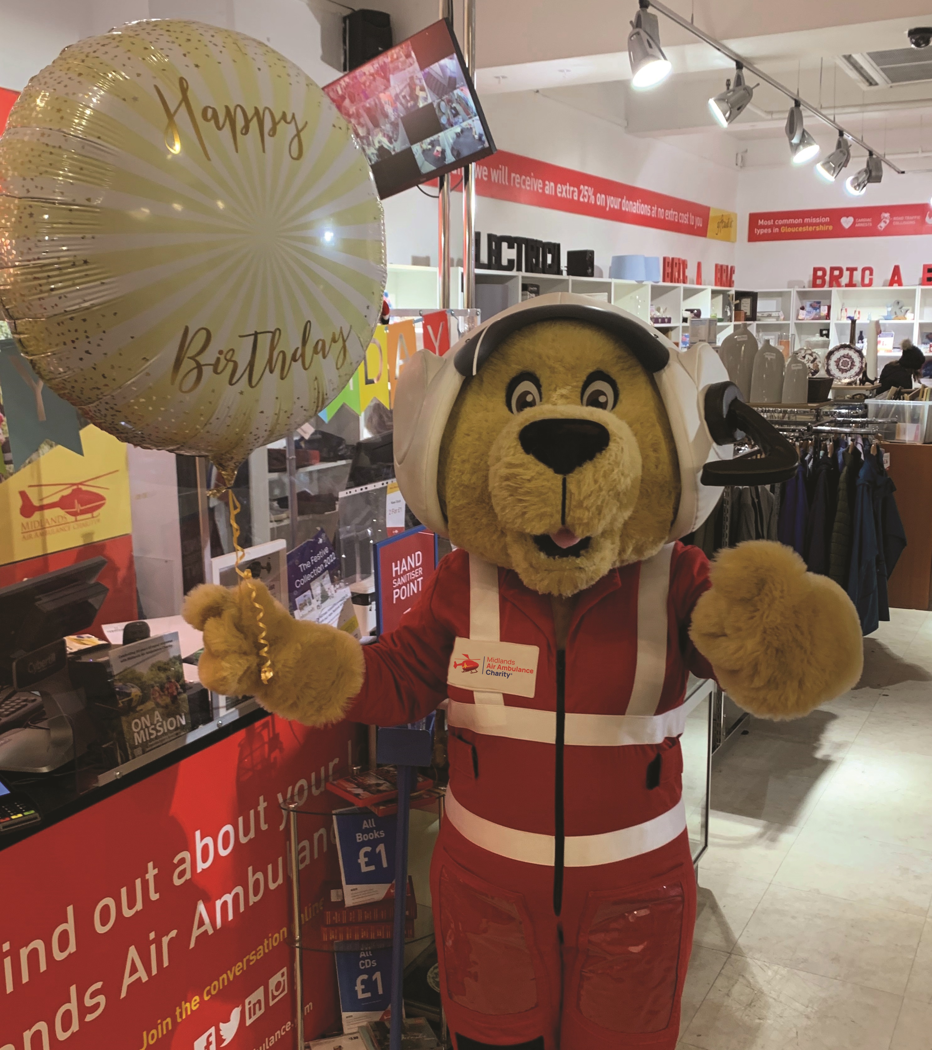 Midlands Air Ambulance Charity Celebrates Gloucester Shop's First Anniversary
