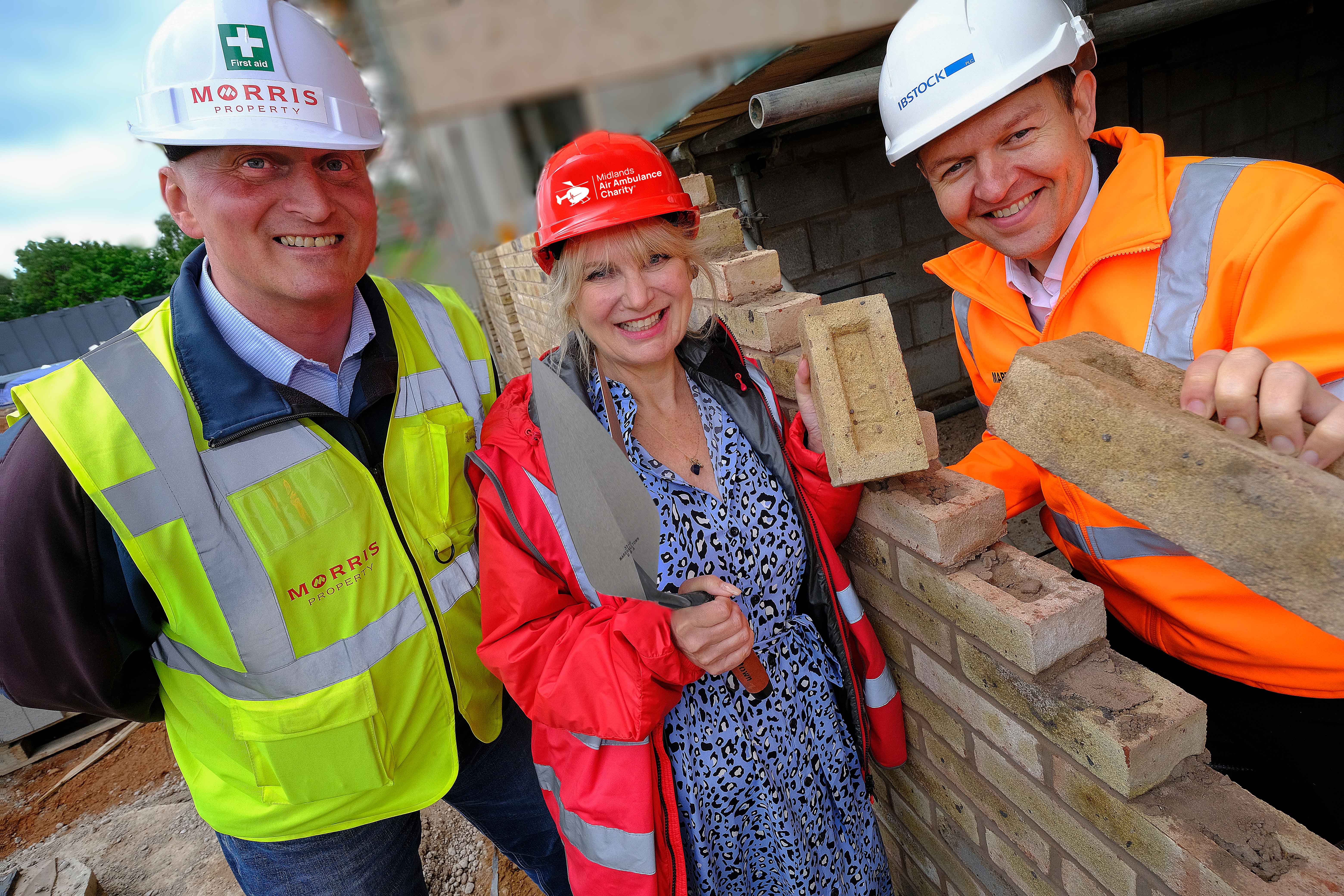 Ibstock Brick Builds On Relationship With Midlands Air Ambulance Charity 