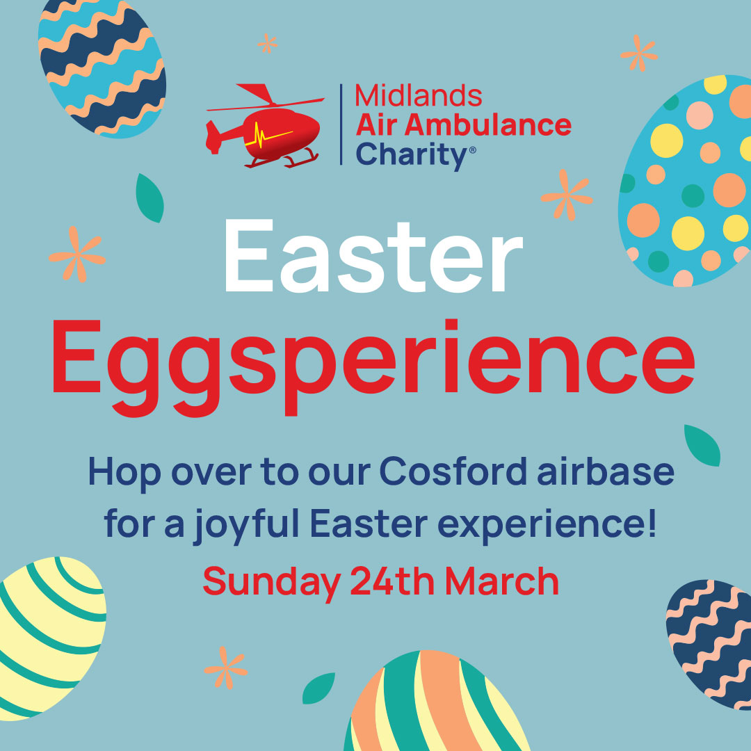Hop Along To Midlands Air Ambulance Charity's Easter Eggsperience 