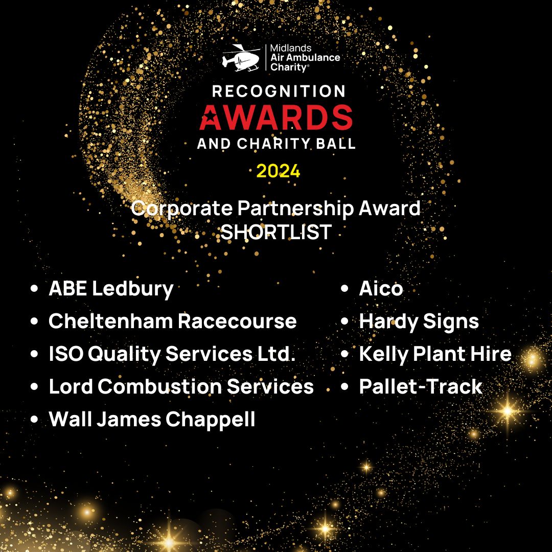 Midlands Air Ambulance Charity Launches Public Vote To Pick Corporate Shortlist