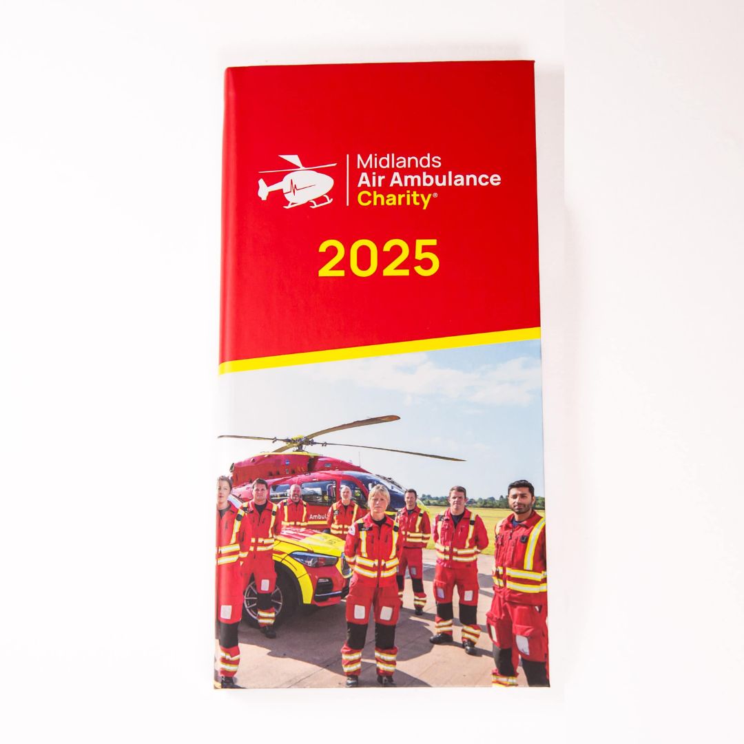 NEW 2025 Diary Midlands Air Ambulance Charity