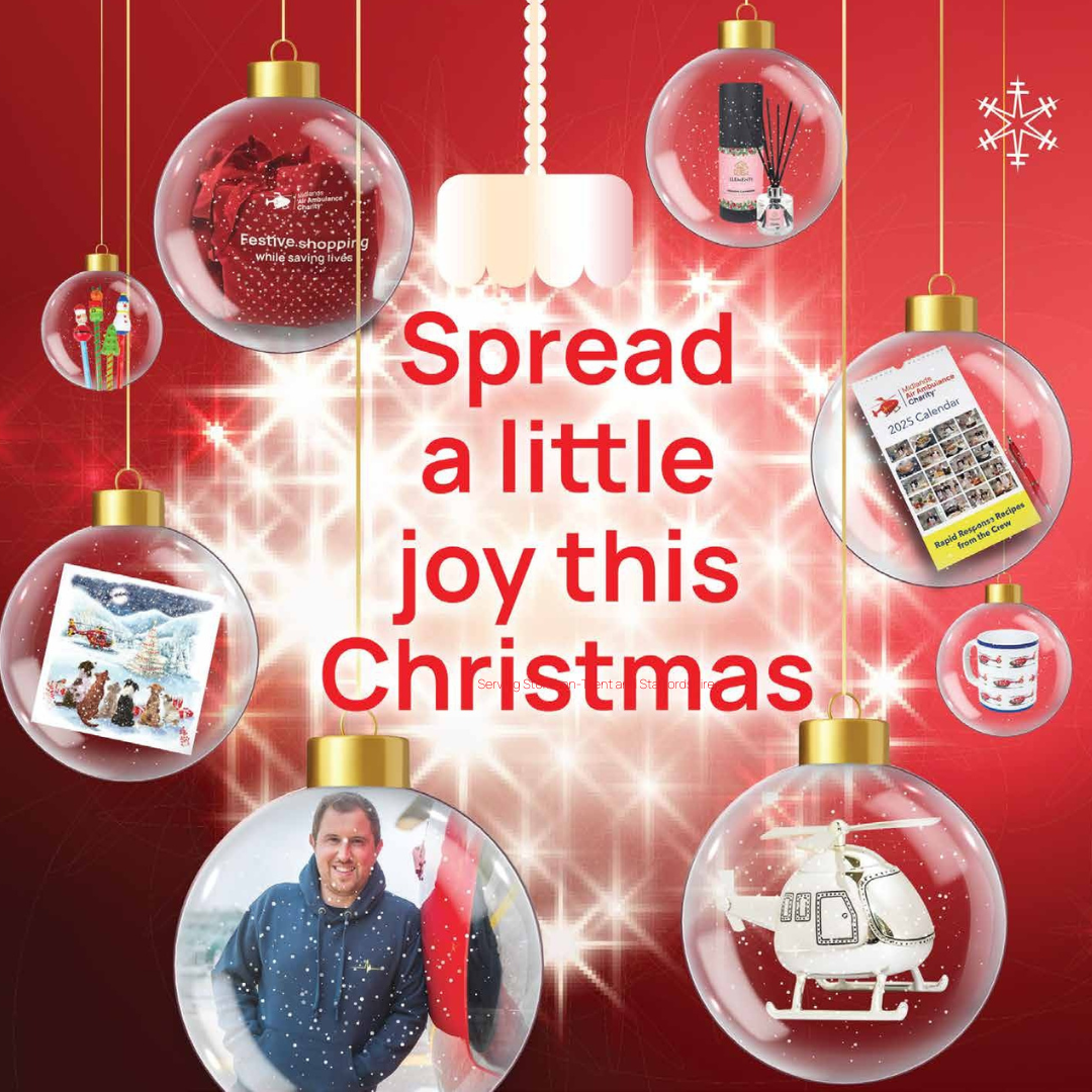 Midlands Air Ambulance Charity's Christmas Pop-Up Shop Returns to Tatenhill Airbase