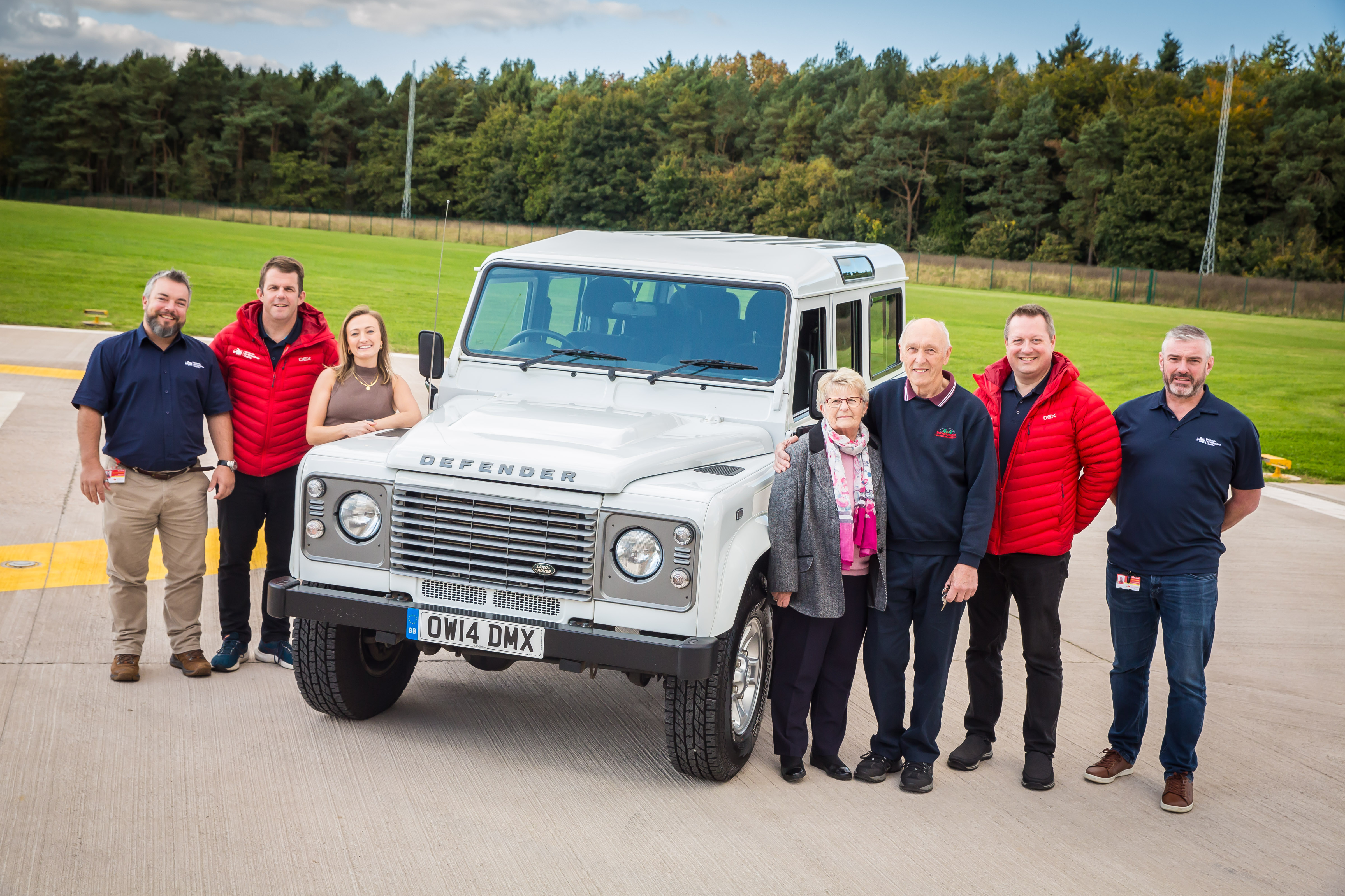Midlands Air Ambulance Charity’s Land Rover Defender Raffle Raises £45,500