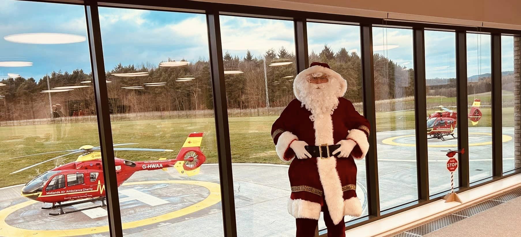 Celebrate the Season with Midlands Air Ambulance Charity’s Santa Experience