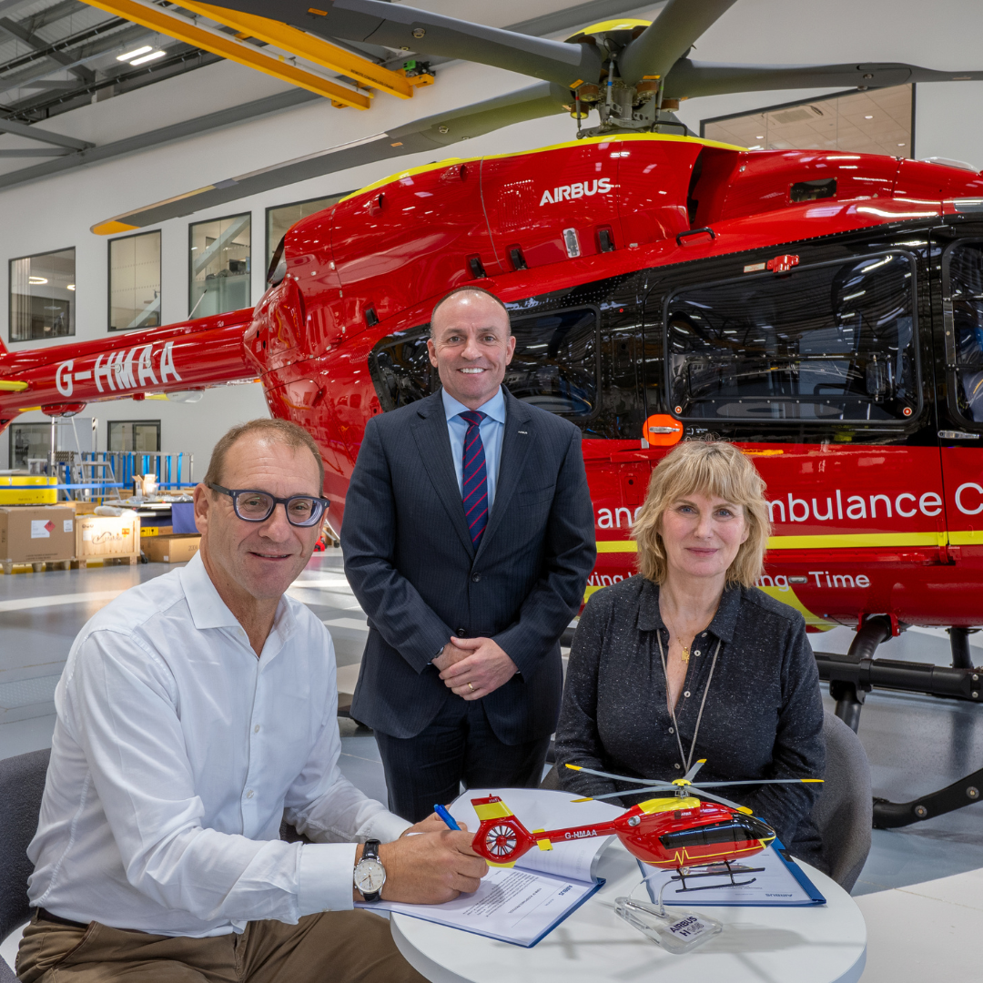 Midlands Air Ambulance Charity Has Purchased Its New Air Ambulance Helicopter 