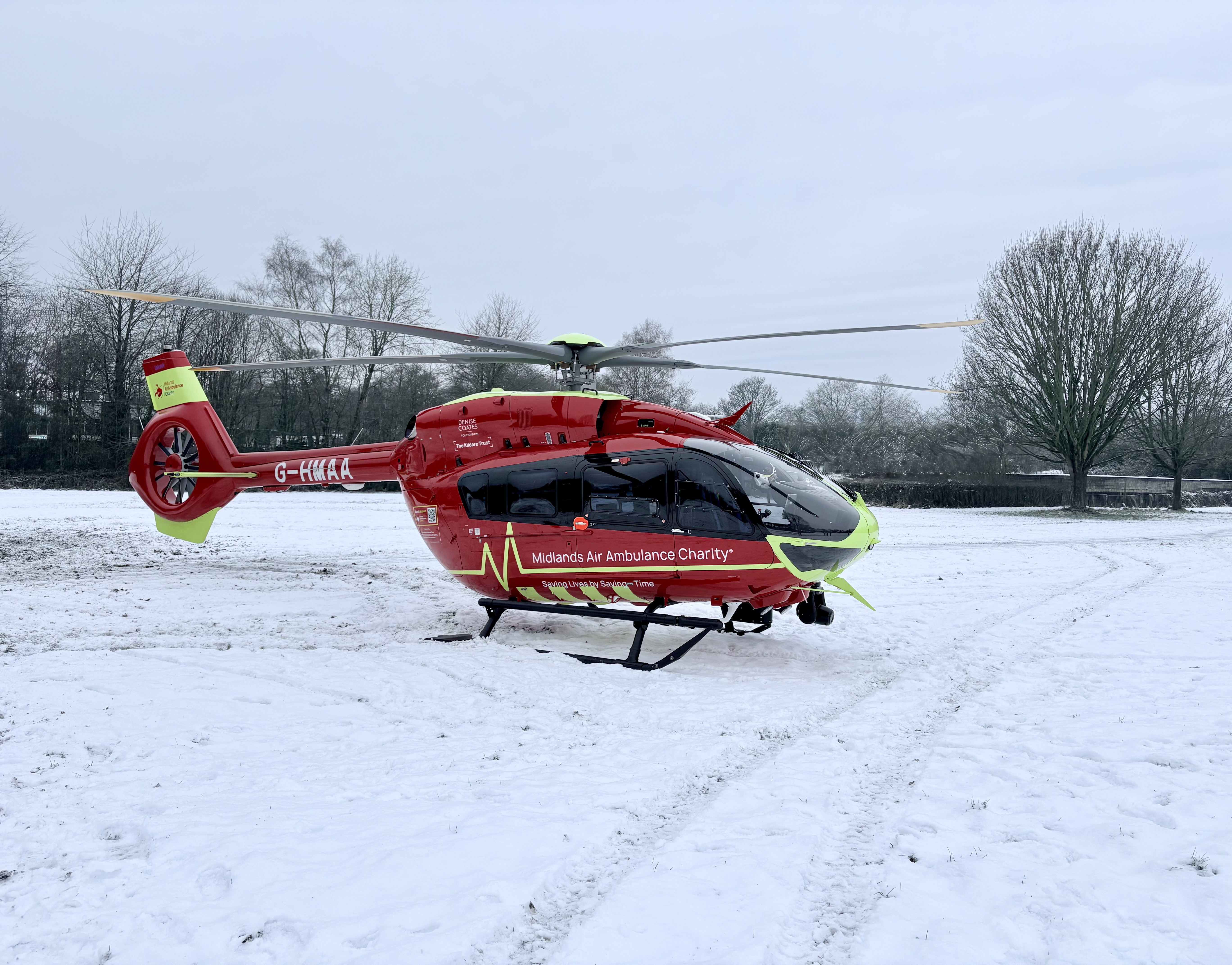 Midlands Air Ambulance Charity’s New Helicopter Responds To Mission Call Outs