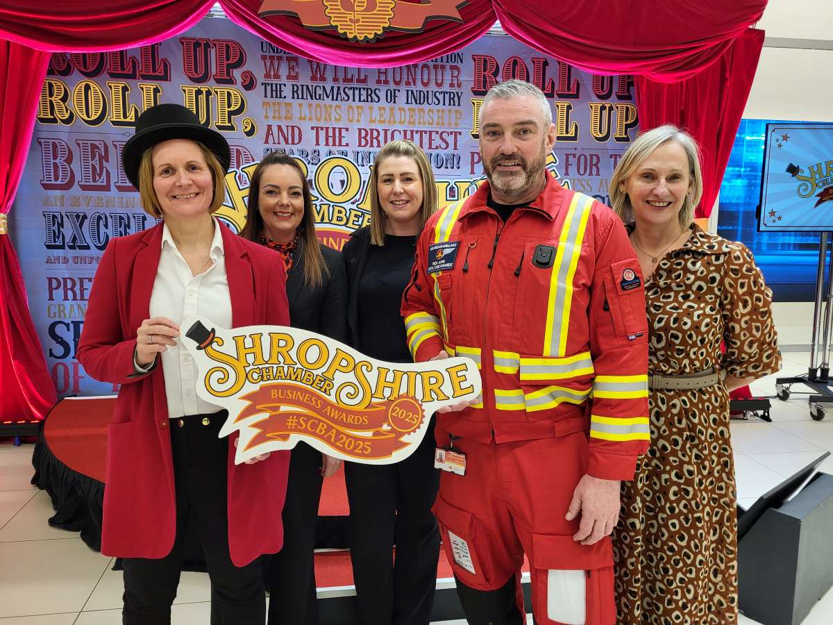 Midlands Air Ambulance Named As Chosen Charity For 2025 Shropshire Chamber Awards