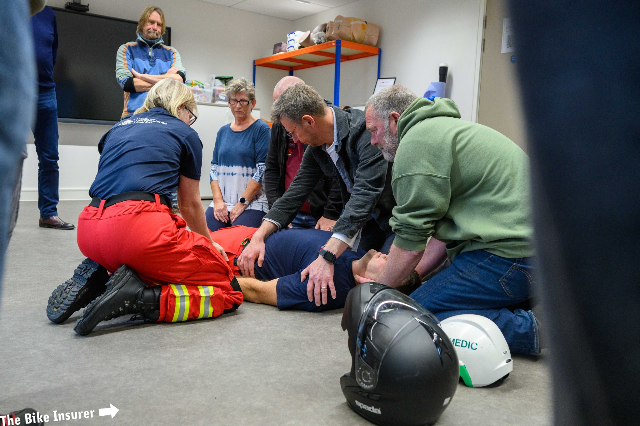 Midlands Air Ambulance Charity Hosts First Biker On Scene Training 