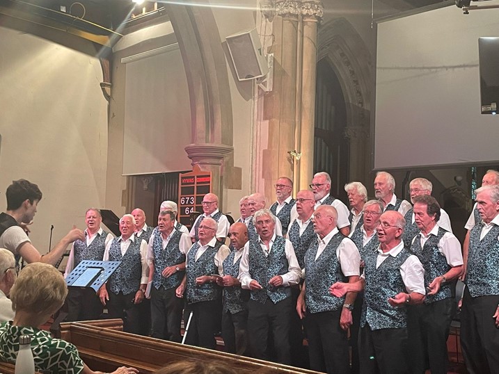 Glos Police MV Choir informal sing along.