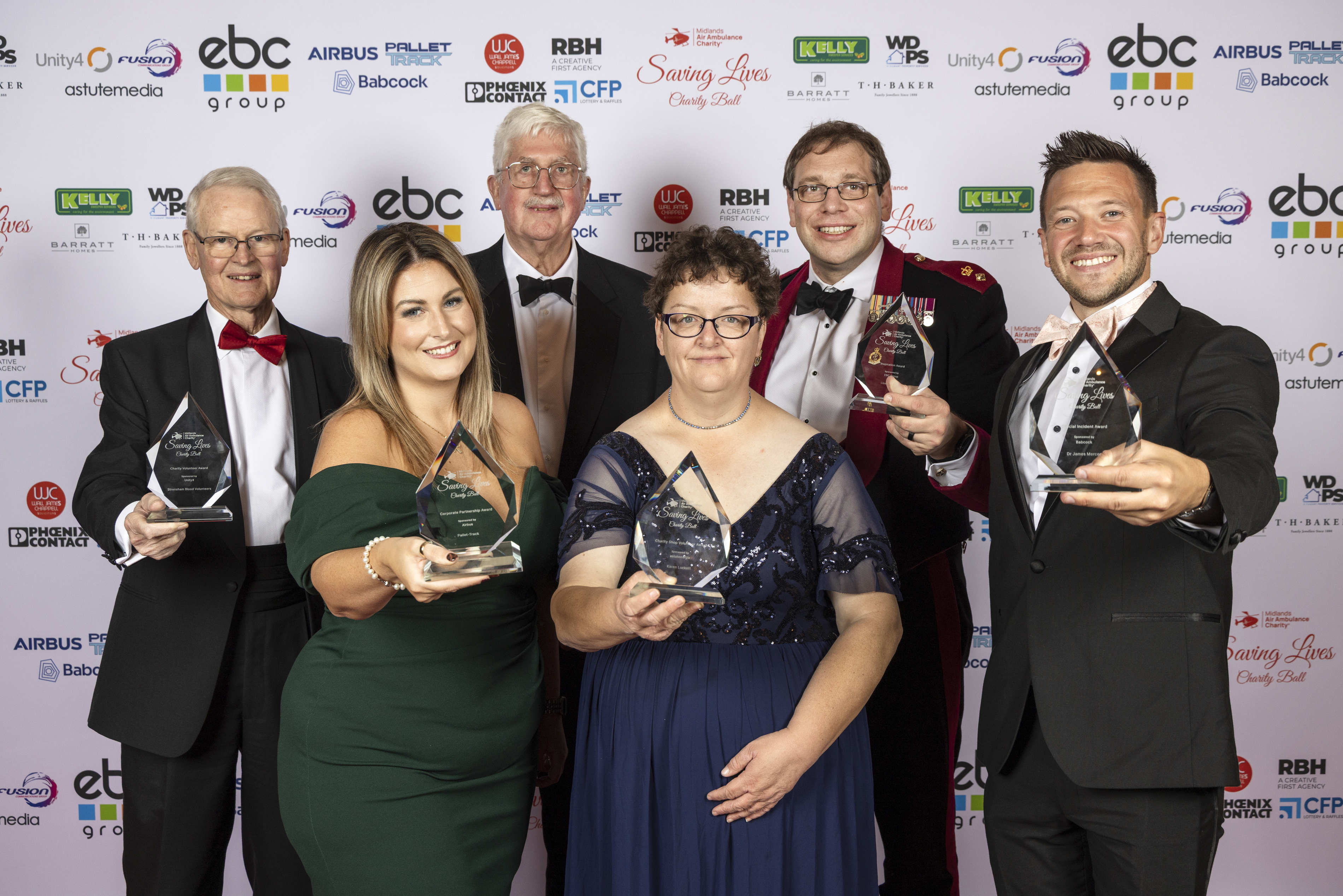 Midlands Air Ambulance Charity Recognises Local Heroes and raises £70,000 at Annual Awards