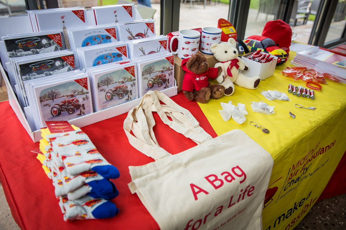 Midlands Air Ambulance Charity’s Christmas Pop-Up Shop Returns to Tatenhill Airbase