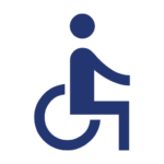 Icon Wheelchair Blue