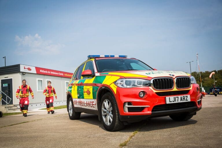 Midlands Air Ambulance Emergency Vehicle