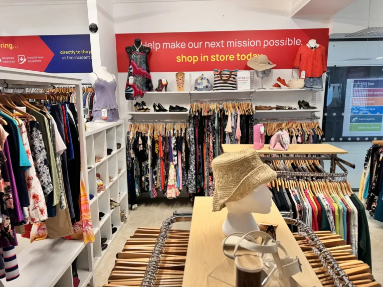 Maac Gloucester There Is A Store With A Lot Of Clothes And A Hat On Display