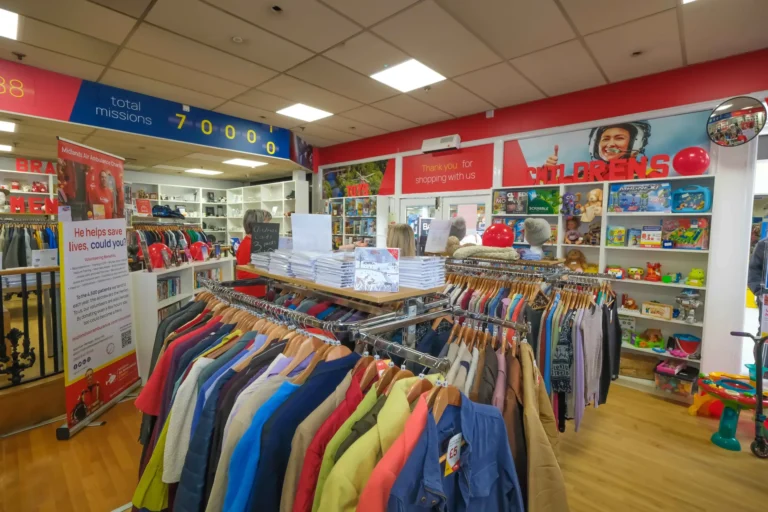 Maac Merry Hill Arafed Display Of Clothing In A Store With A Variety Of Clothes