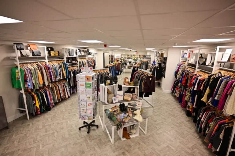 Maac Ross On Wye Arafed View Of A Clothing Store With A Variety Of Clothes