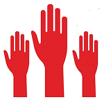 Riased Hands Icon
