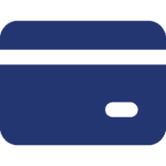 Icon Credit Card Blue