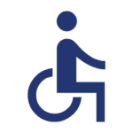 Icon Wheelchair Blue
