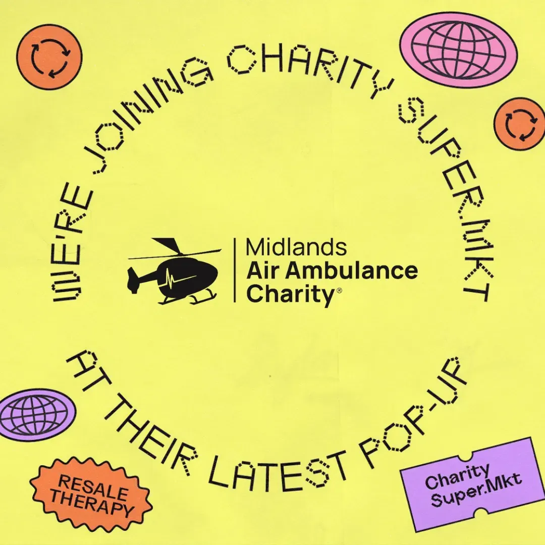 Maac A Close Up Of A Yellow Poster With A Helicopter And Other Items
