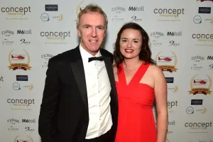 Maac They Are Posing For A Picture Together At A Red Carpet Event