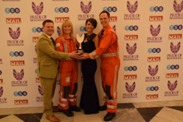 Lifesaving Crew Receive Pride of Birmingham Award