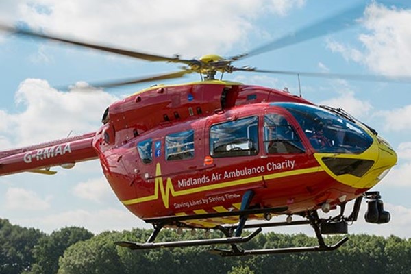 Motorcyclist Airlifted with Serious Injuries