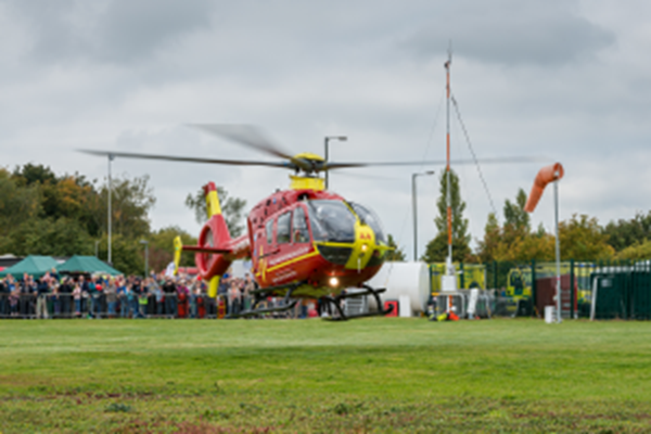 SCHOOLGIRL AIRLIFTED AFTER FALL
