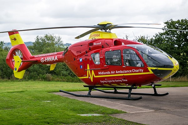 Man airlifted to hospital after a serious RTC