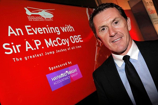 Sir AP McCoy Helps To Raise Over £30,000 For MAAC