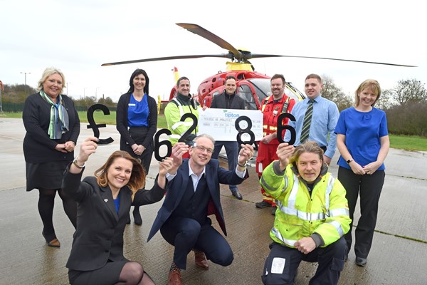 Tipton & Coseley Building Society smashes fundraising target for MAAC
