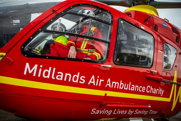 Man airlifted following RTC