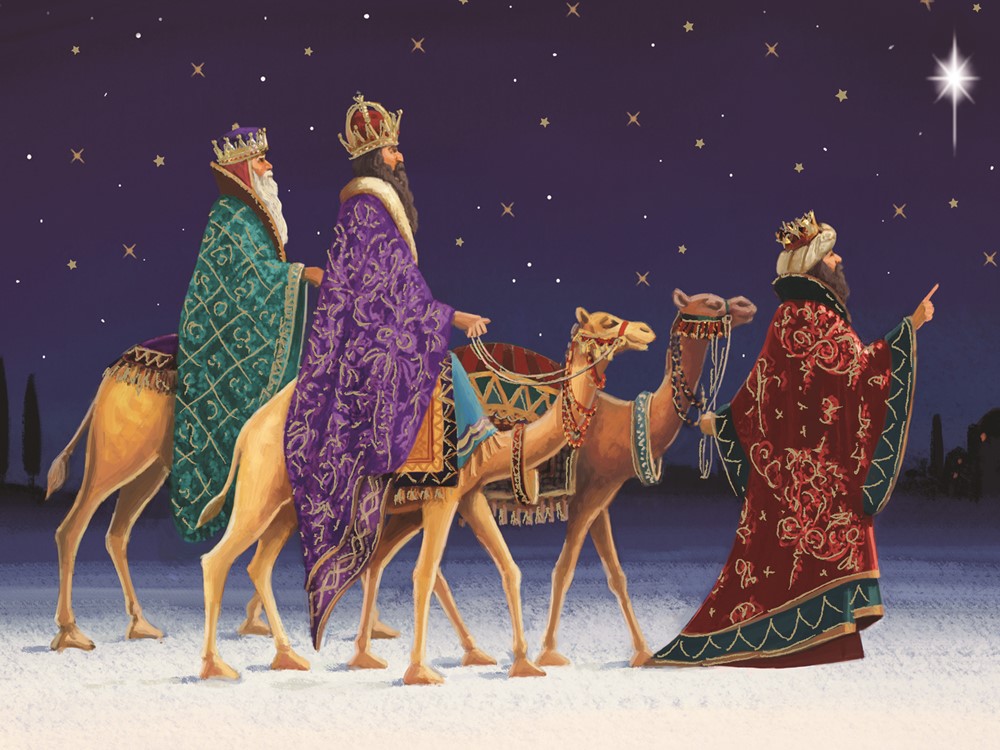 Peace and the Three Kings Christmas Cards