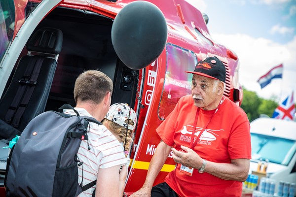 Dedicated Midlands Air Ambulance Charity Volunteer Retires After 30 Years