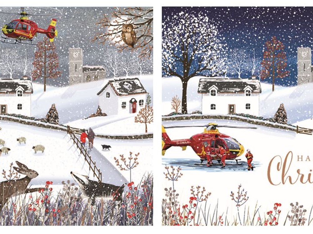 Winter Night and Winter Scene Christmas Cards