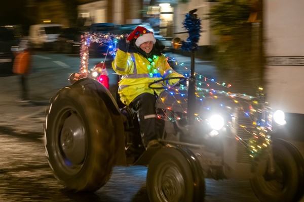 Staffordshire Farmers Light Up The Roads In Festive Style